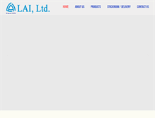 Tablet Screenshot of lai-ltd.com